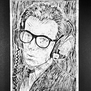 Elvis Costello Headphones print