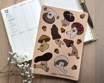 Mushroom Friends Sticker Sheet