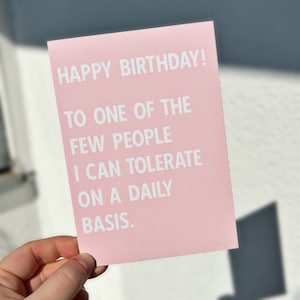 Funny birthday card 'Happy Birthday'