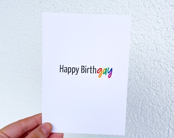 Birthday Card Lgbtq Pride Queer