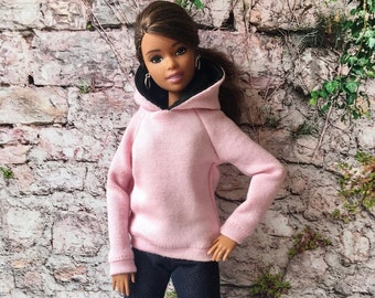 Basic Hoodie for Barbie Doll Barbie Hoodie Barbie - Etsy