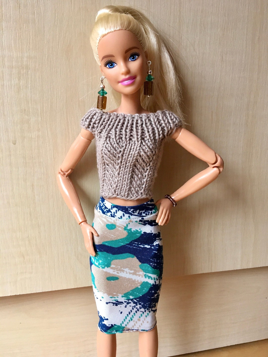 tube-midi-skirt-for-barbie-doll-barbie-fashion-barbie-etsy