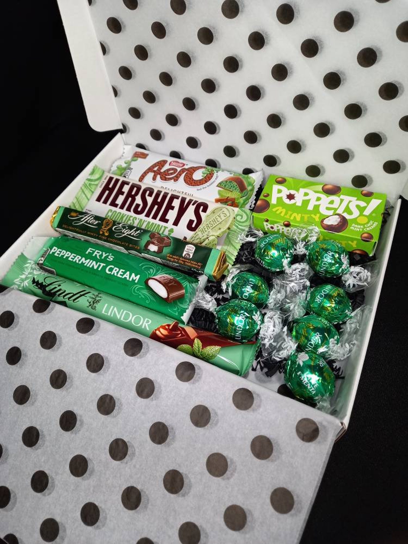 Luxury mint chocolate gift box Etsy