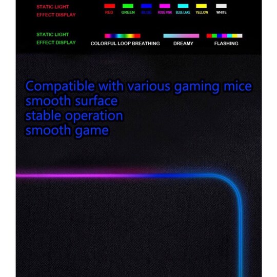 Quality Landscape Theme LED Gaming Mouse Pad, Gaming Setup Ideas, Large Luminous Gaming Mouse Pad