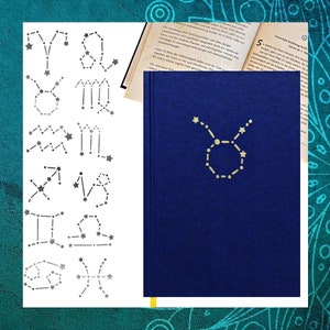 Geburtshoroskop personalisiertes Sternzeichen-Buch einzigartiges Geschenk PREMIUM-Hardcover