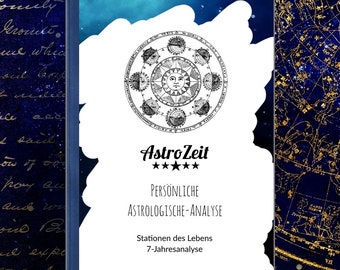 Stationen des Lebens • individuelle Astrologische-Analyse • Großformat Classic Cover