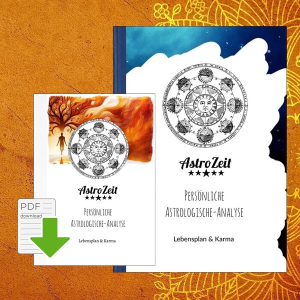 Lebensplan und Karma • personalisierte Astrologische-Analyse • spirituelles Geschenk