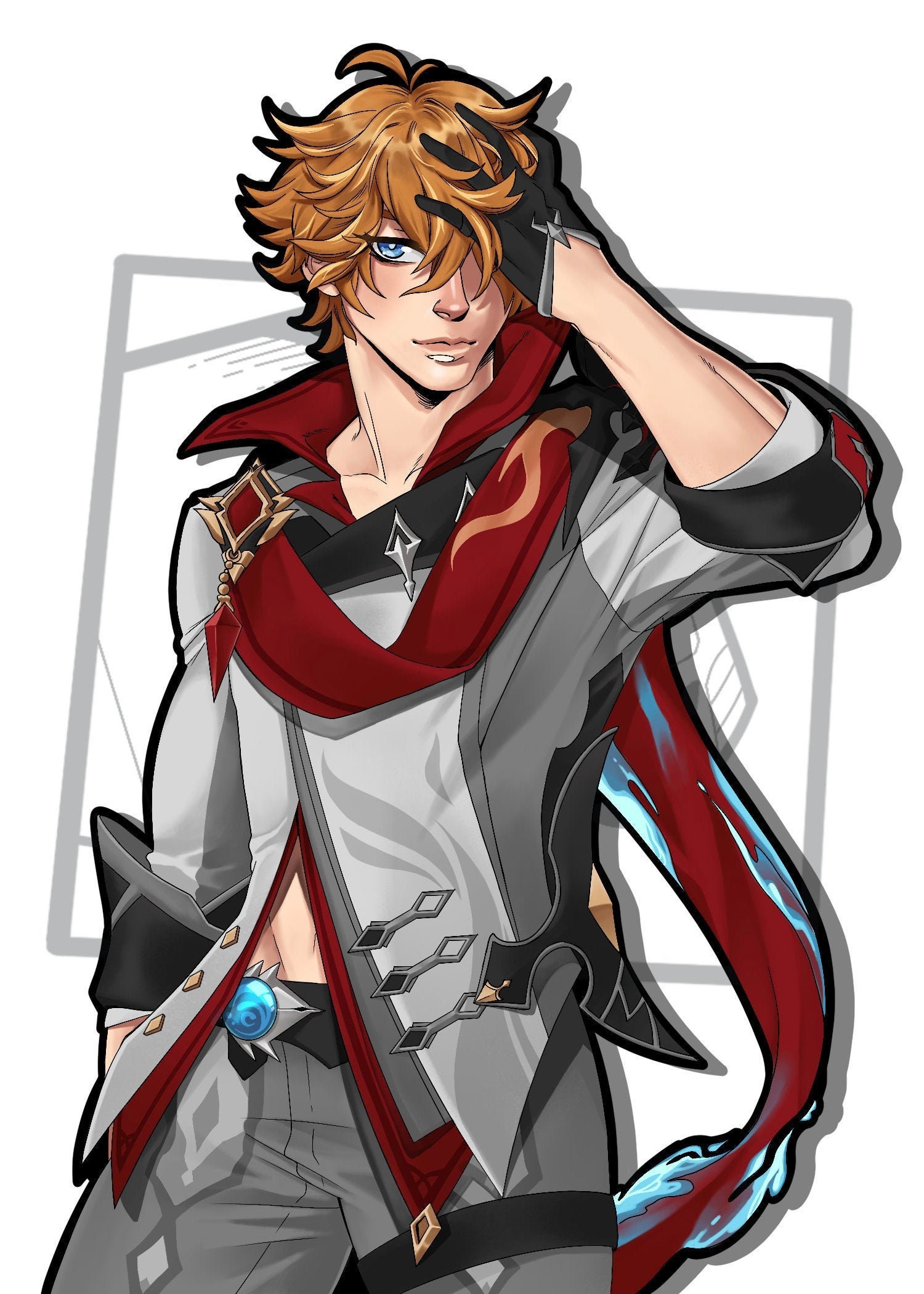 Genshin Impact-Childe | Etsy