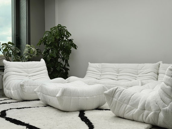 White togo sofa discount