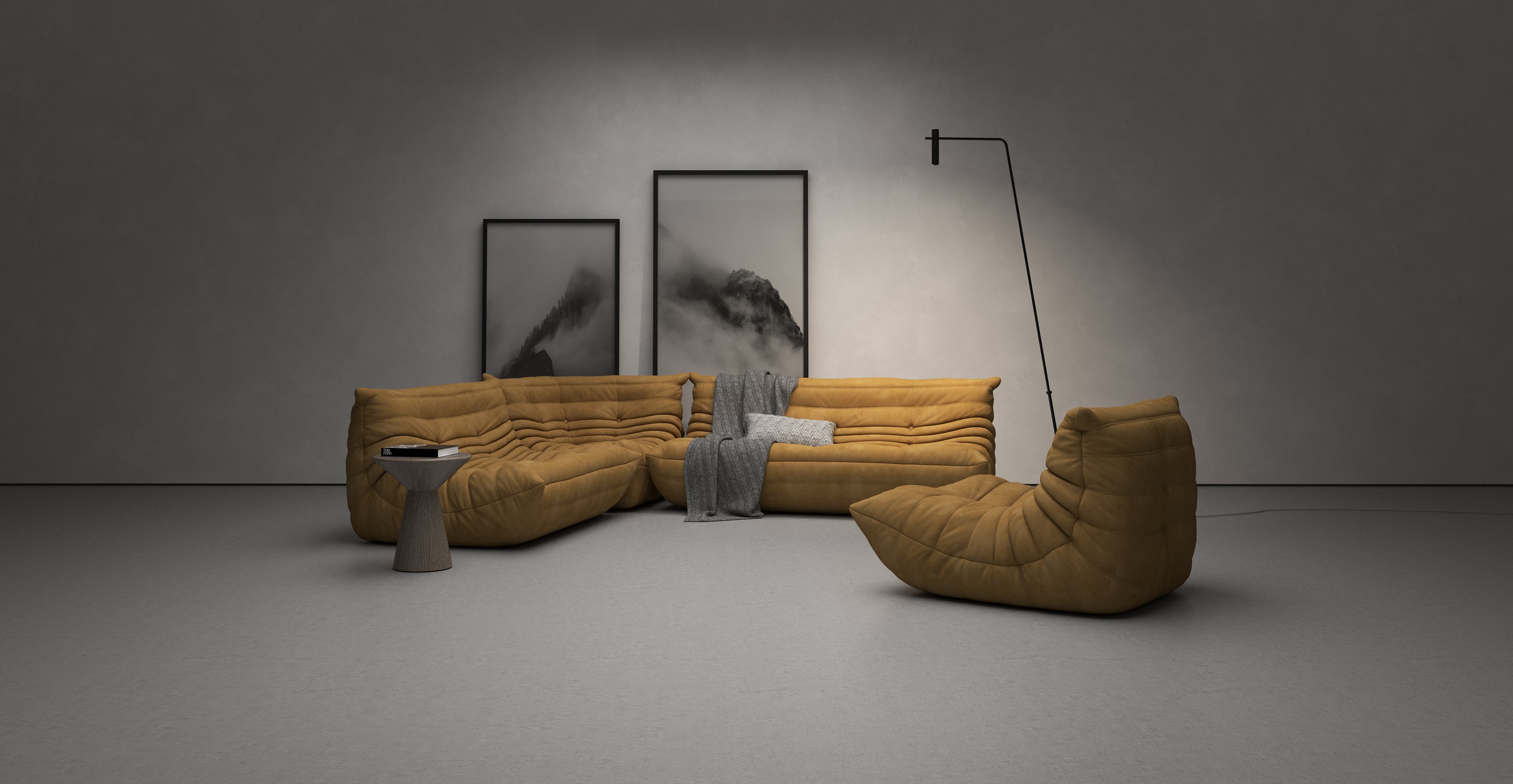 Ligne Roset Togo 5 Piece Sofa in Microfibre [946] - Etsy
