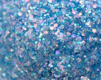 Blue Lagoon, Neon Blue Glitter, Neon Blue Glitter Mix, Bright Blue Glitter, Blue Glitter, Chunky Glitter Mix