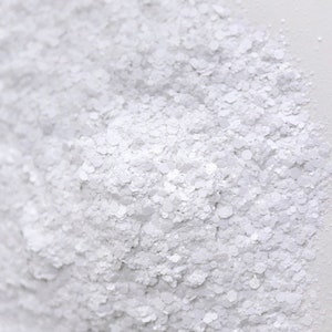 Salty, White Glitter, Chunky Glitter Mix image 5