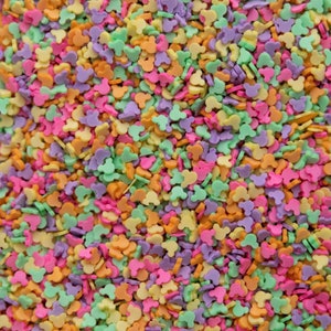 Springtime, Mickey Clay Sprinkles, Spring Clay Streusel, Sprinkles für Becher
