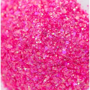 Pink Lady, Neon Pink Glitter, Neon Pink Glitter Mix, Bright Pink Glitter, Pink Glitter, Chunky Glitter Mix