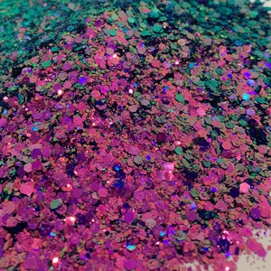Imaginación / Color azul rosa que cambia Glitter / Chunky Glitter / color que cambia de brillo