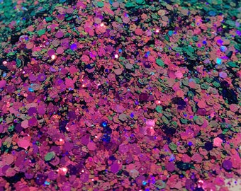 Imagination | Pink Blue color shifting Glitter | Chunky Glitter | color shifting glitter