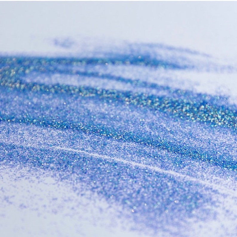 Whimsy Purplish Blue Glitter Purple glitter image 1