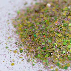 You Grow Girl | Frühlingsmix Glitzer | Chunky Glitzer | pink gelb grün Glitzer
