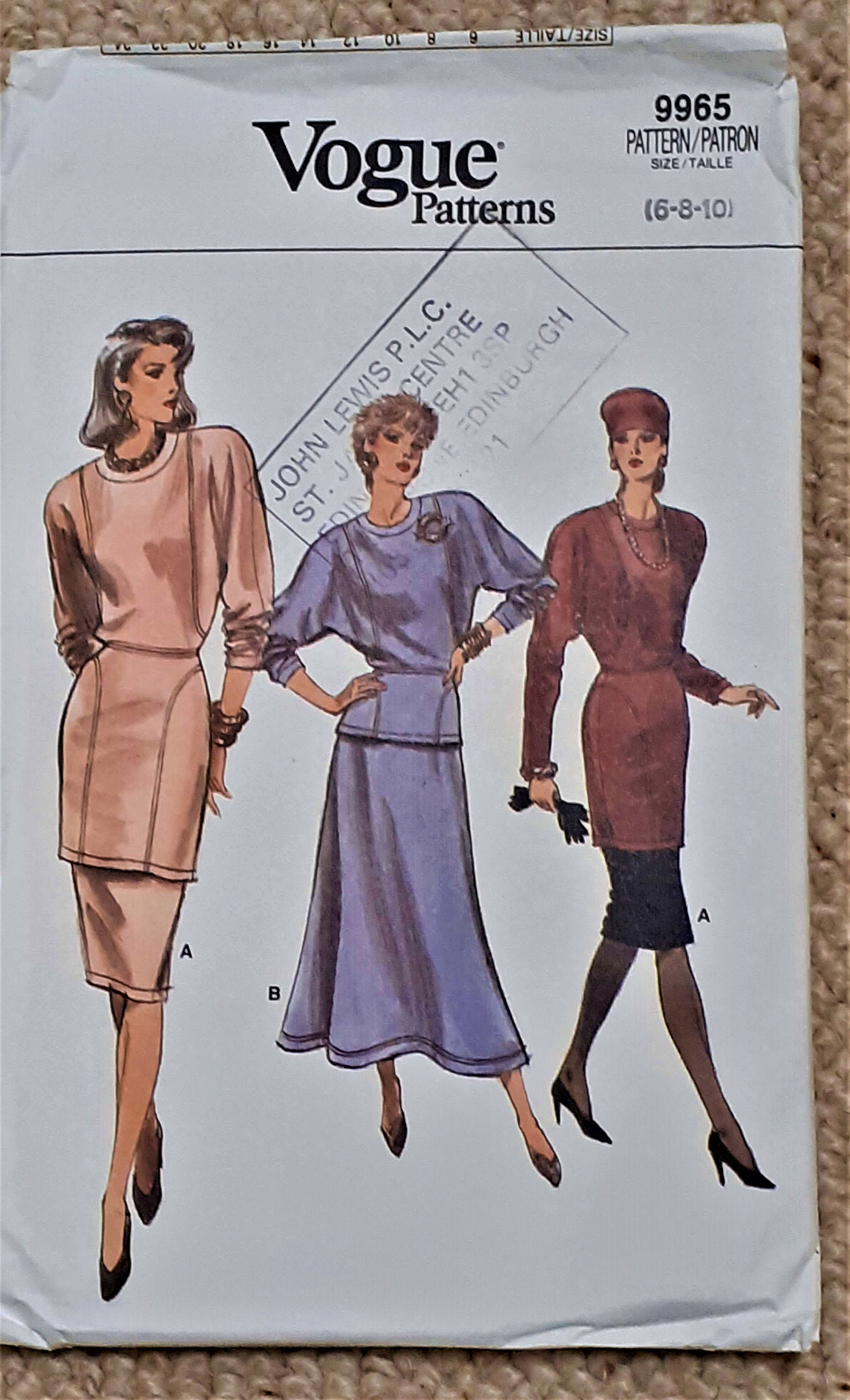 Vintage VOGUE Sewing Patterns From 60s 70s 80s. Dress Dresses - Etsy UK