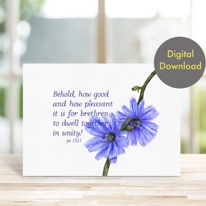 Cartão de Inspiração (Religião) - Que Agradável! - Cartão Digital para Imprimir