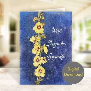 Sympathiekaart - Koningskaars - Afdrukbare, digitale kaart