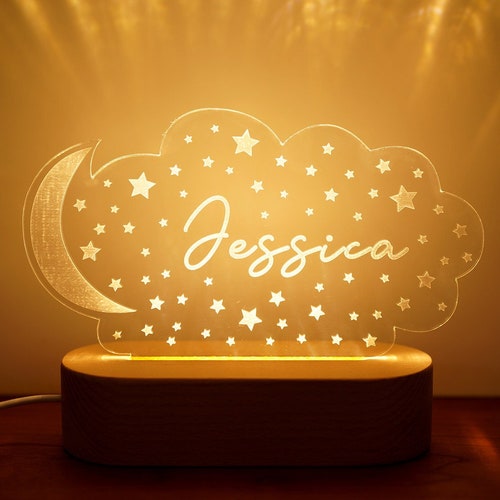 Personalized Baby Gifts Baby Girl Gift Nursery Night Light Etsy