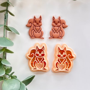 Squirrel Polymer Clay Cutter