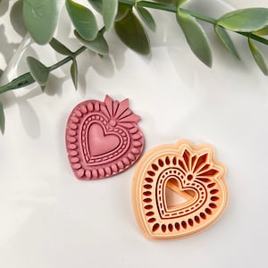 Mexican Heart Polymer Clay Cutter