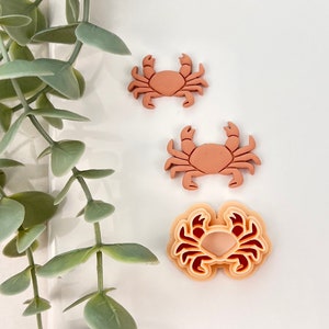 Crab Polymer Clay Cutter | Summer Clay Cutter | Polymer Clay Supplies | Clay Earring Cutter | Boho Clay Cutter | Cutter Polymer Clay |