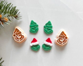 Grinch Polymer Clay Cutter