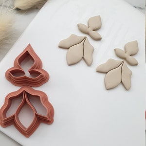 Selene Polymer Clay Cutter | Flower Clay Cutter | Botanic Clay Cutter | Leaf Clay Cutter |  Spring Clay Cutter | Polymer Clay Tools