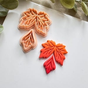 Maple Leaf Set Polymer Clay Cutter