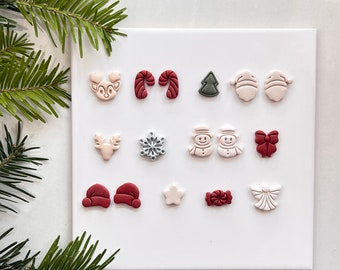 Winter/Christmas Stud Pack 2  Polymer Clay Cutter
