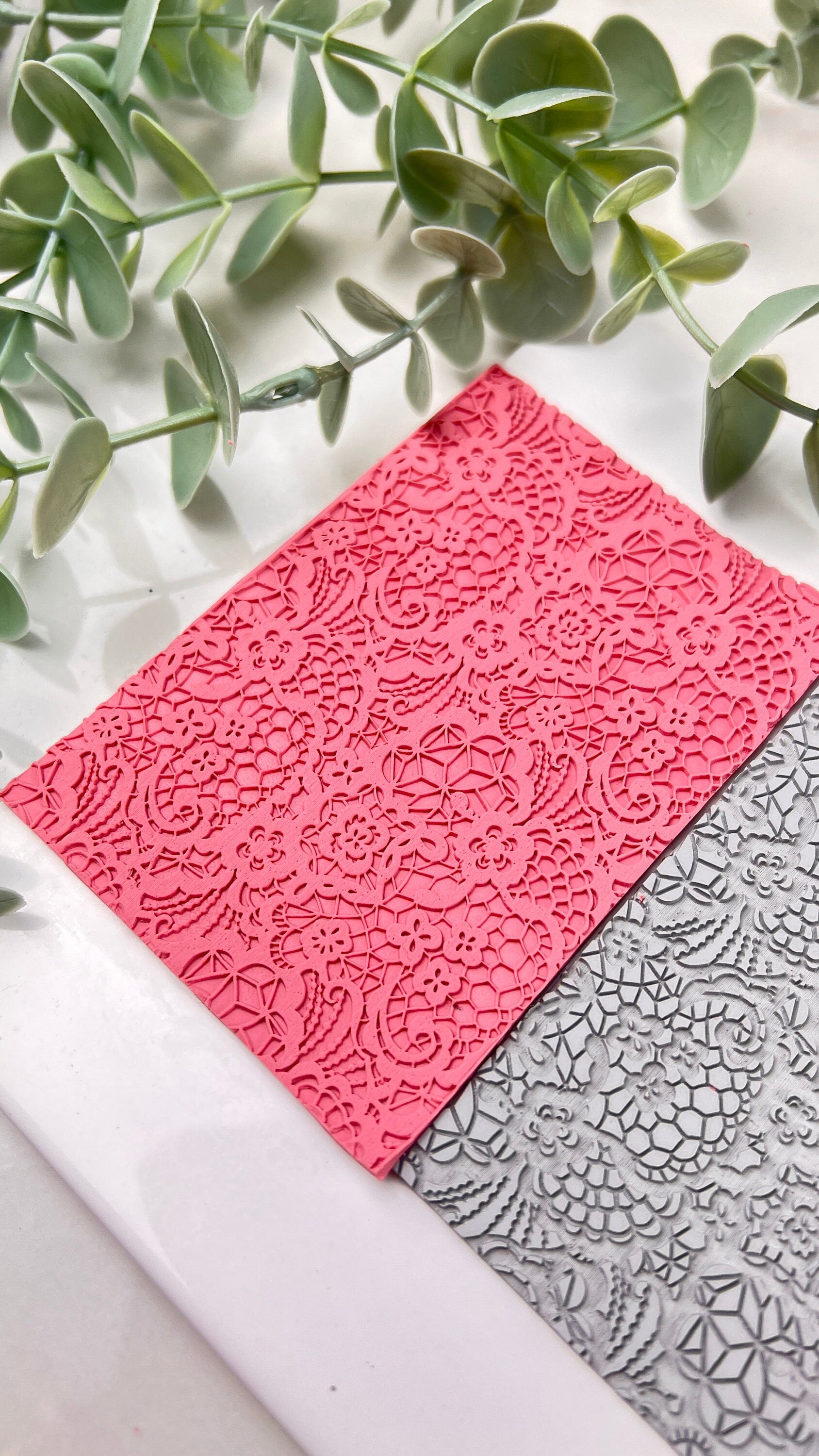 Texture Stamps for Clay Field of Roses Polymer Clay Texture Sheet Texture  Stamp Floral Jewelry Making 