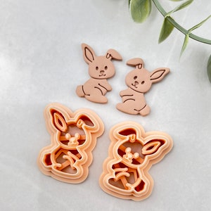 Little Rabbit Polymer Clay Cutter - Etsy