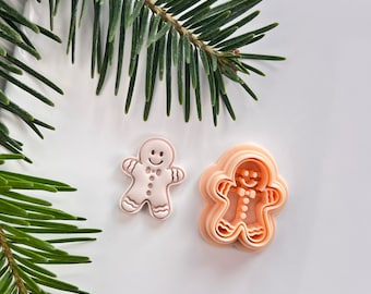 Framed Gingerbread Man Polymer Clay Cutter