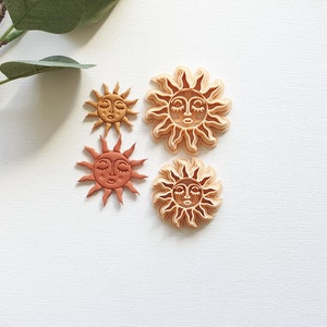 Mystic Sun Polymer Clay Cutter | Flower Cutter | Boho Cutter | Botanic Clay Cutter | Mystic Cutter | Clay Supplies | Celestial Cutter