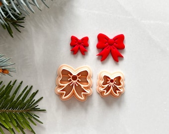 Christmas Ribbon Polymer Clay Cutter