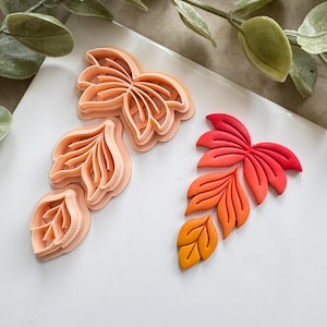 Autumn Leaf Set Polymer Clay Cutter