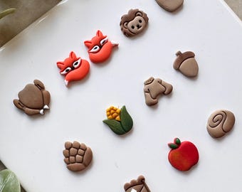 NEW Fall Studs 2 Polymer Clay Cutter
