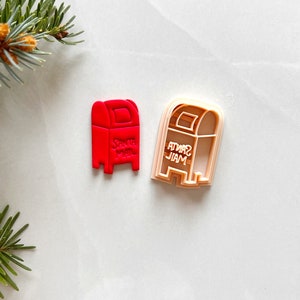 Santa Mailbox Polymer Clay Cutter | Holiday Cutter | Christmas Clay Cutter | Winter Earring Cutter |Stud Clay Cutter | Boho Cutter