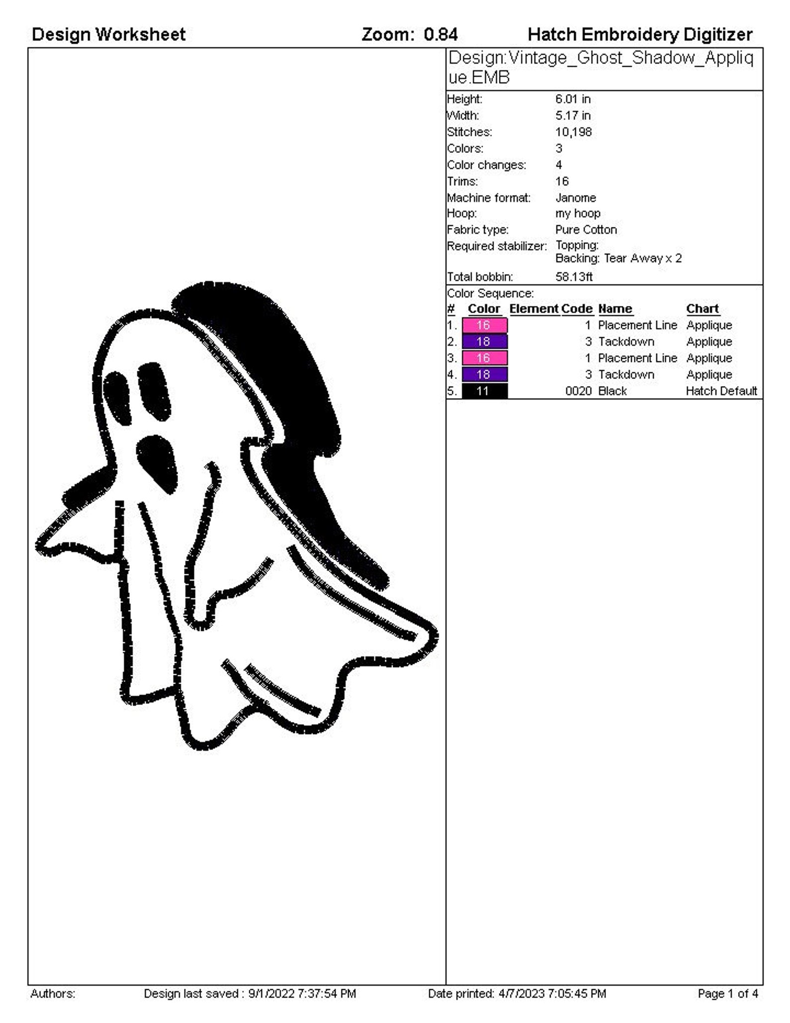 Vintage Spooky Ghost Sheet Embroidery Applique Digital Design Etsy