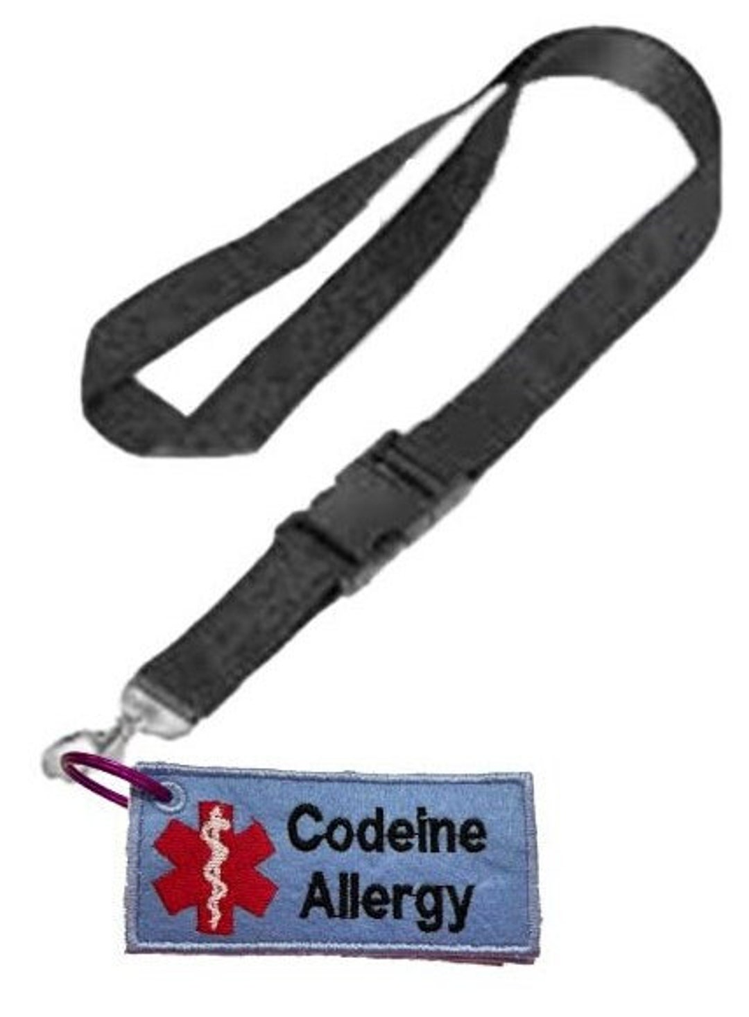 Medical Alert Codeine Allergy Embroidery Applique Digital Design - Etsy