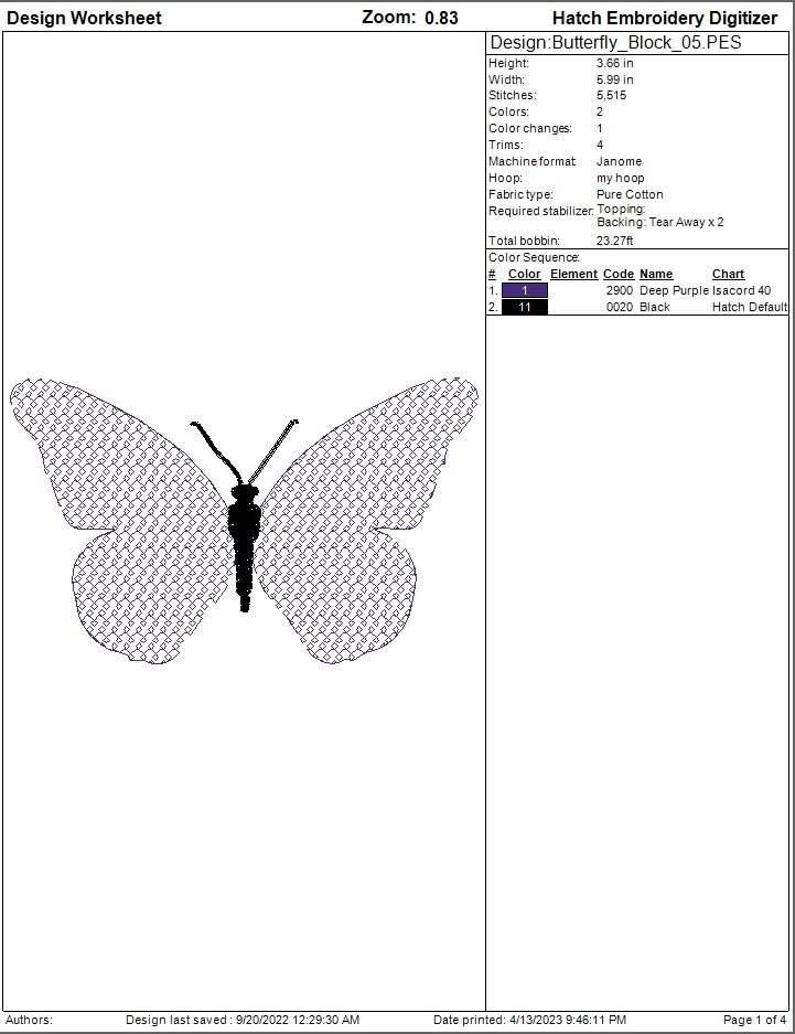 Butterfly Block 05 Embroidery Digital Design - Etsy