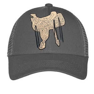 Cowboy Saddle Embroidery Applique Digital Design