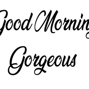 Buenos días magnífico