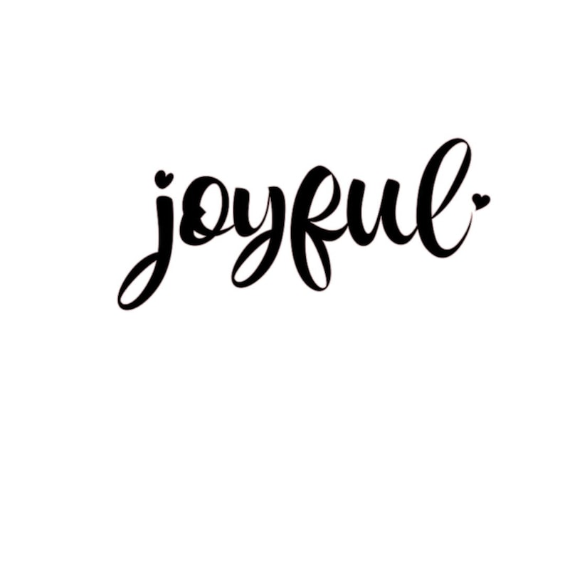 Joyful SVG Cut File - Etsy