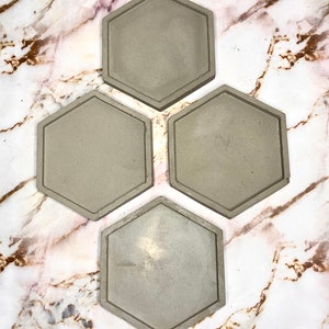 Concrete coasters
