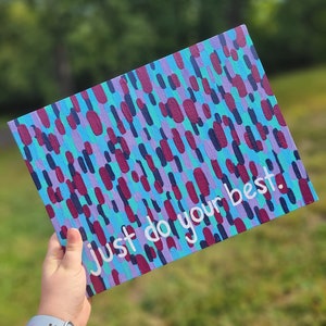 Just Do Your Best Inspirational Quote Painting Wall Art
