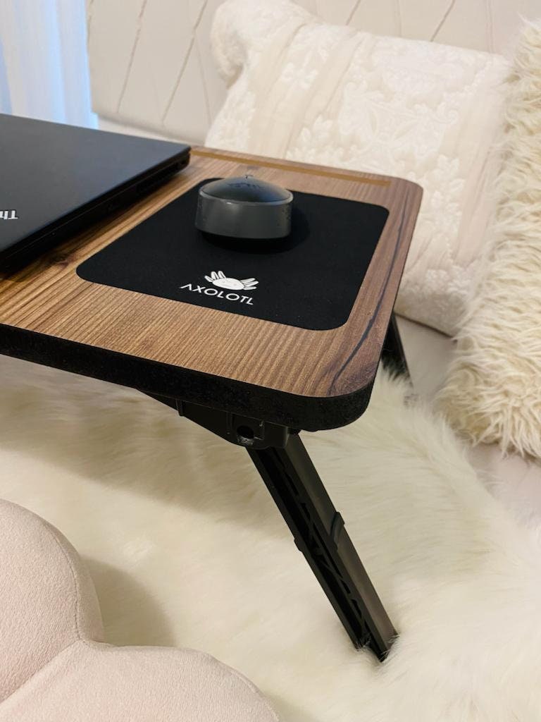 Fold Away Bed Tray Lap Desk With Mouse Pad Bed Desk Etsy